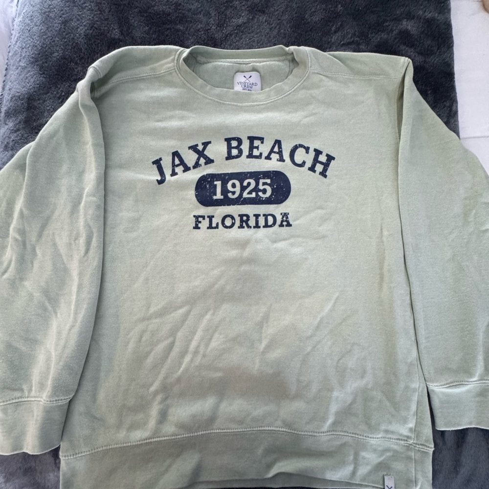 Jax Beach Green Sweater